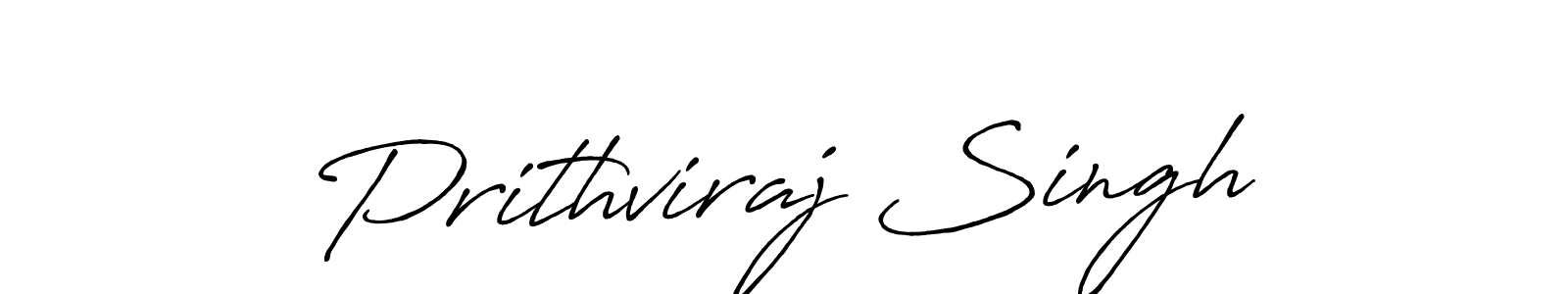 Use a signature maker to create a handwritten signature online. With this signature software, you can design (Antro_Vectra_Bolder) your own signature for name Prithviraj Singh. Prithviraj Singh signature style 7 images and pictures png