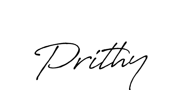 It looks lik you need a new signature style for name Prithy. Design unique handwritten (Antro_Vectra_Bolder) signature with our free signature maker in just a few clicks. Prithy signature style 7 images and pictures png