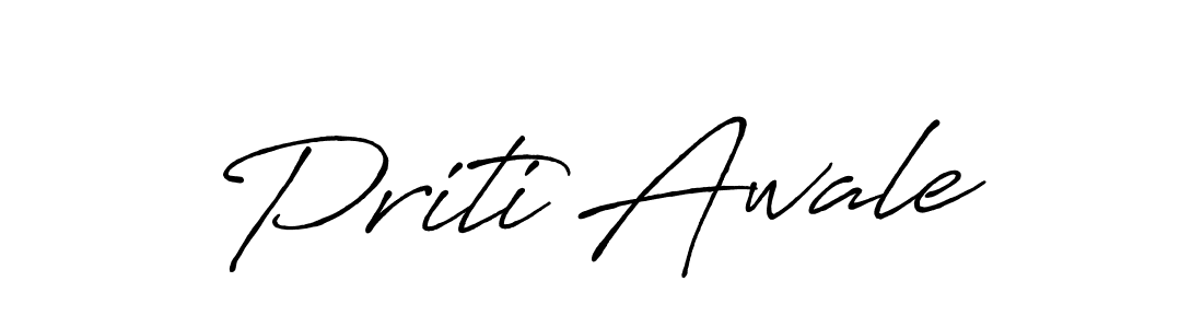 You should practise on your own different ways (Antro_Vectra_Bolder) to write your name (Priti Awale) in signature. don't let someone else do it for you. Priti Awale signature style 7 images and pictures png
