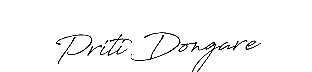 Similarly Antro_Vectra_Bolder is the best handwritten signature design. Signature creator online .You can use it as an online autograph creator for name Priti Dongare. Priti Dongare signature style 7 images and pictures png