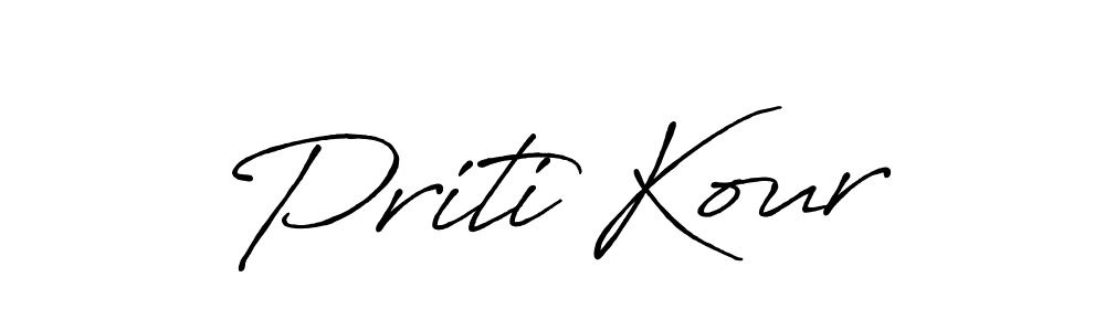Make a short Priti Kour signature style. Manage your documents anywhere anytime using Antro_Vectra_Bolder. Create and add eSignatures, submit forms, share and send files easily. Priti Kour signature style 7 images and pictures png
