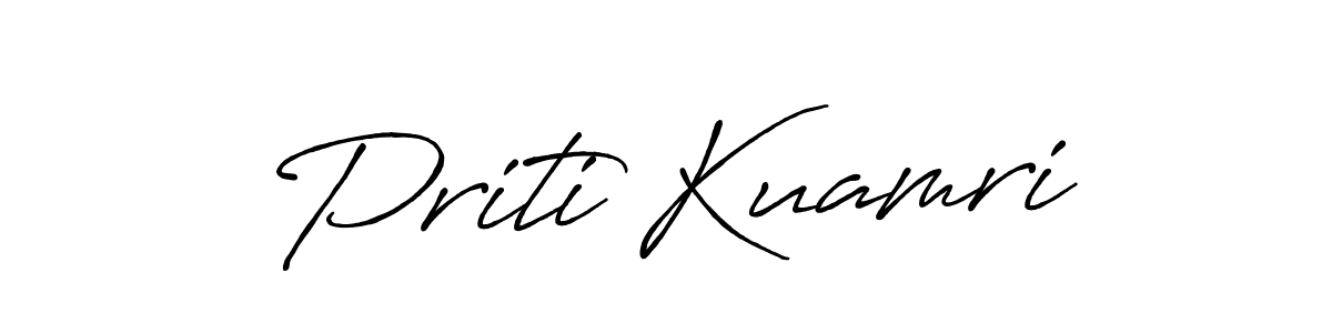 How to make Priti Kuamri signature? Antro_Vectra_Bolder is a professional autograph style. Create handwritten signature for Priti Kuamri name. Priti Kuamri signature style 7 images and pictures png