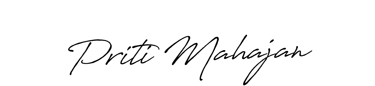 How to Draw Priti Mahajan signature style? Antro_Vectra_Bolder is a latest design signature styles for name Priti Mahajan. Priti Mahajan signature style 7 images and pictures png