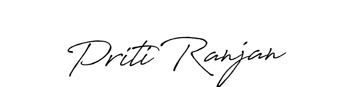 Also we have Priti Ranjan name is the best signature style. Create professional handwritten signature collection using Antro_Vectra_Bolder autograph style. Priti Ranjan signature style 7 images and pictures png