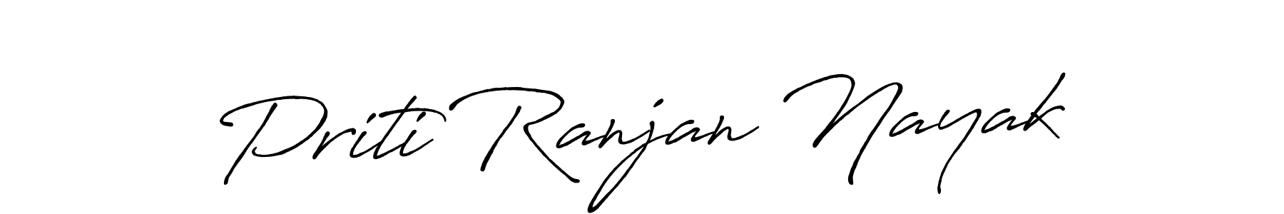 Use a signature maker to create a handwritten signature online. With this signature software, you can design (Antro_Vectra_Bolder) your own signature for name Priti Ranjan Nayak. Priti Ranjan Nayak signature style 7 images and pictures png