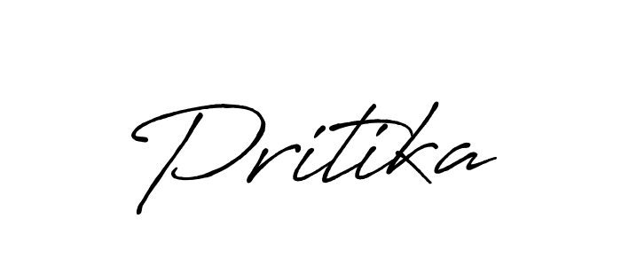 Make a beautiful signature design for name Pritika. With this signature (Antro_Vectra_Bolder) style, you can create a handwritten signature for free. Pritika signature style 7 images and pictures png