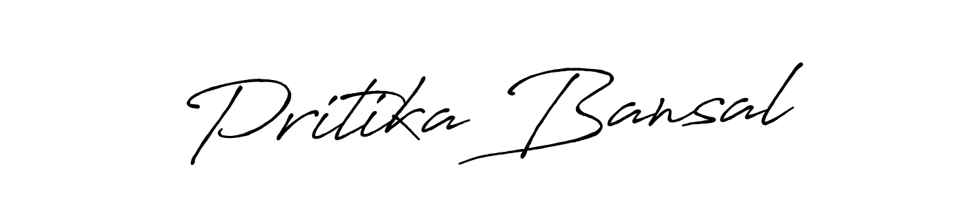 You should practise on your own different ways (Antro_Vectra_Bolder) to write your name (Pritika Bansal) in signature. don't let someone else do it for you. Pritika Bansal signature style 7 images and pictures png