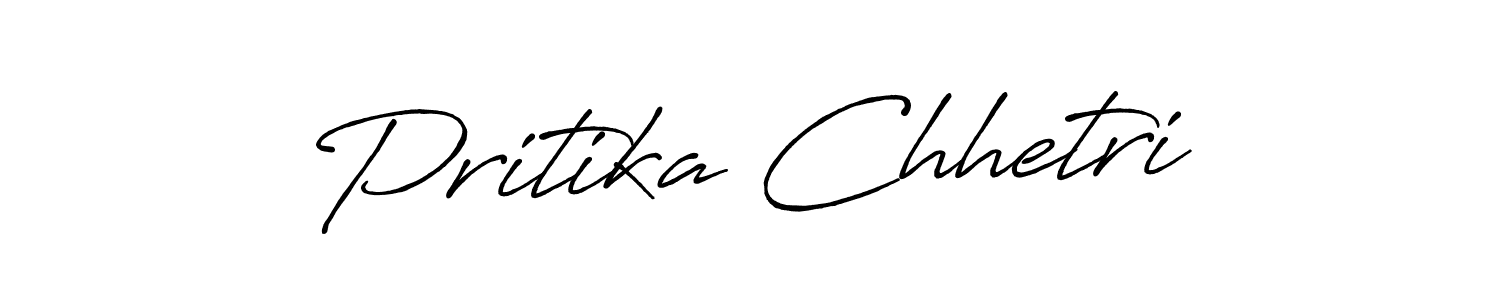 It looks lik you need a new signature style for name Pritika Chhetri. Design unique handwritten (Antro_Vectra_Bolder) signature with our free signature maker in just a few clicks. Pritika Chhetri signature style 7 images and pictures png