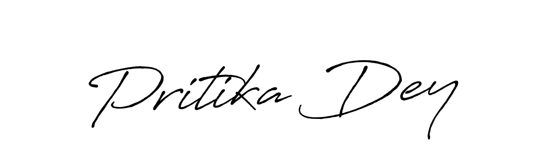 It looks lik you need a new signature style for name Pritika Dey. Design unique handwritten (Antro_Vectra_Bolder) signature with our free signature maker in just a few clicks. Pritika Dey signature style 7 images and pictures png