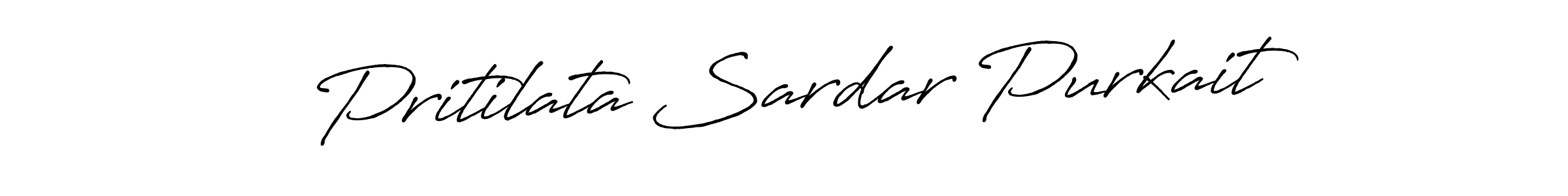Make a beautiful signature design for name Pritilata Sardar Purkait. With this signature (Antro_Vectra_Bolder) style, you can create a handwritten signature for free. Pritilata Sardar Purkait signature style 7 images and pictures png