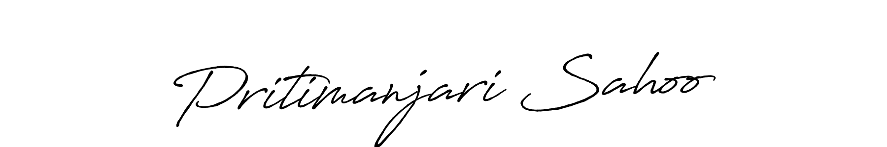 The best way (Antro_Vectra_Bolder) to make a short signature is to pick only two or three words in your name. The name Pritimanjari Sahoo include a total of six letters. For converting this name. Pritimanjari Sahoo signature style 7 images and pictures png