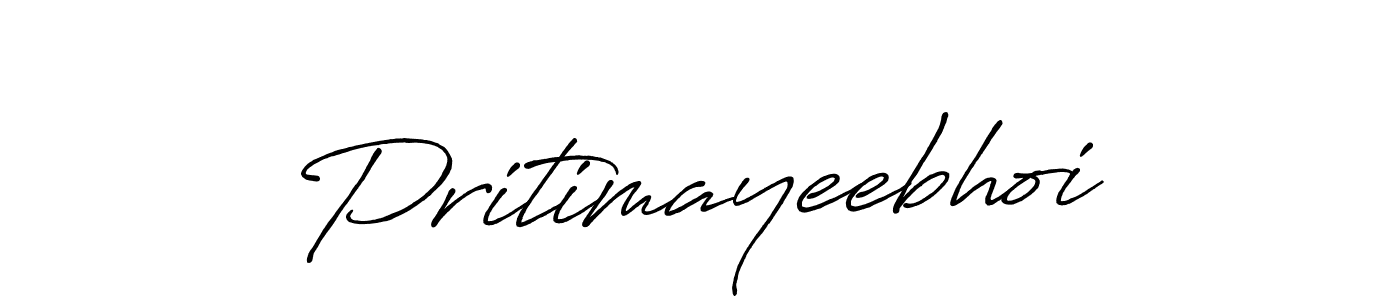 Antro_Vectra_Bolder is a professional signature style that is perfect for those who want to add a touch of class to their signature. It is also a great choice for those who want to make their signature more unique. Get Pritimayeebhoi name to fancy signature for free. Pritimayeebhoi signature style 7 images and pictures png