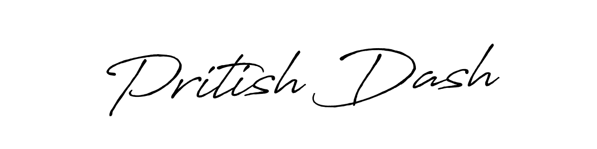 It looks lik you need a new signature style for name Pritish Dash. Design unique handwritten (Antro_Vectra_Bolder) signature with our free signature maker in just a few clicks. Pritish Dash signature style 7 images and pictures png