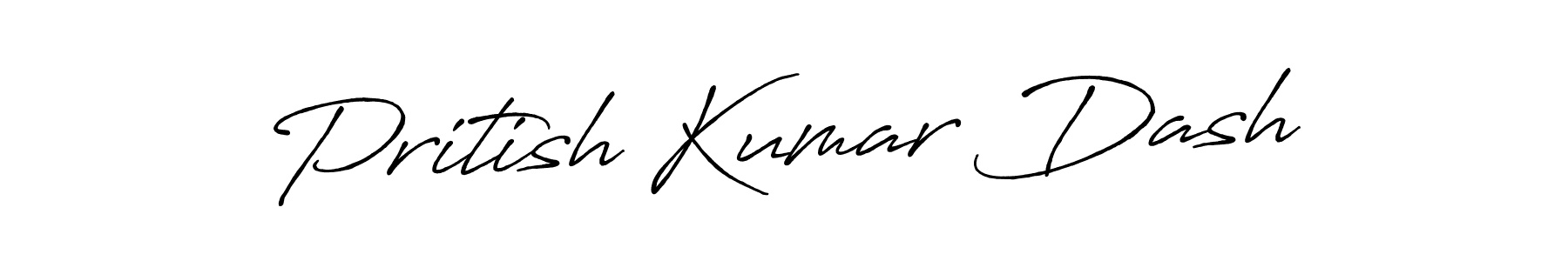 Design your own signature with our free online signature maker. With this signature software, you can create a handwritten (Antro_Vectra_Bolder) signature for name Pritish Kumar Dash. Pritish Kumar Dash signature style 7 images and pictures png