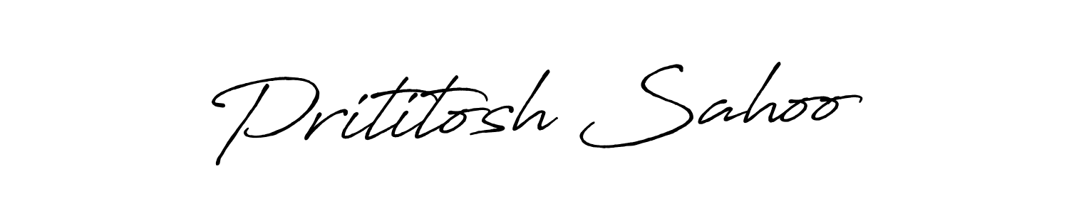 Antro_Vectra_Bolder is a professional signature style that is perfect for those who want to add a touch of class to their signature. It is also a great choice for those who want to make their signature more unique. Get Prititosh Sahoo name to fancy signature for free. Prititosh Sahoo signature style 7 images and pictures png