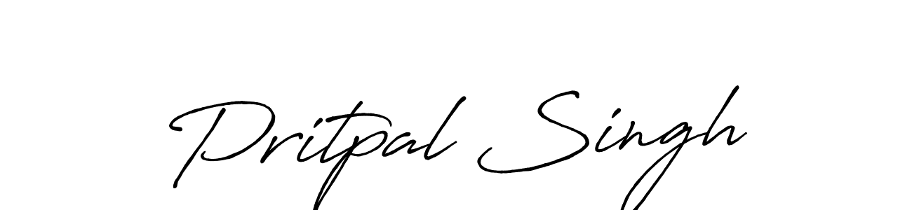Pritpal Singh stylish signature style. Best Handwritten Sign (Antro_Vectra_Bolder) for my name. Handwritten Signature Collection Ideas for my name Pritpal Singh. Pritpal Singh signature style 7 images and pictures png