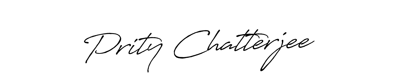 Also You can easily find your signature by using the search form. We will create Prity Chatterjee name handwritten signature images for you free of cost using Antro_Vectra_Bolder sign style. Prity Chatterjee signature style 7 images and pictures png