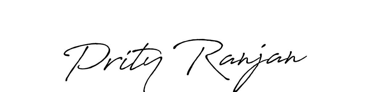 Also we have Prity Ranjan name is the best signature style. Create professional handwritten signature collection using Antro_Vectra_Bolder autograph style. Prity Ranjan signature style 7 images and pictures png