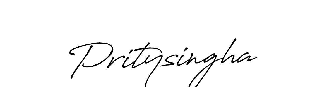 Use a signature maker to create a handwritten signature online. With this signature software, you can design (Antro_Vectra_Bolder) your own signature for name Pritysingha. Pritysingha signature style 7 images and pictures png