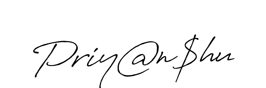 Also You can easily find your signature by using the search form. We will create Priy@n$hu name handwritten signature images for you free of cost using Antro_Vectra_Bolder sign style. Priy@n$hu signature style 7 images and pictures png