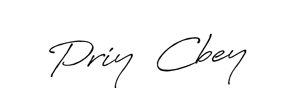 How to make Priy  Cbey signature? Antro_Vectra_Bolder is a professional autograph style. Create handwritten signature for Priy  Cbey name. Priy  Cbey signature style 7 images and pictures png