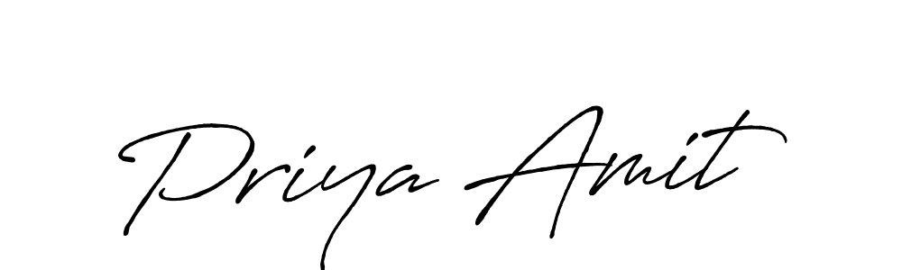 Antro_Vectra_Bolder is a professional signature style that is perfect for those who want to add a touch of class to their signature. It is also a great choice for those who want to make their signature more unique. Get Priya Amit name to fancy signature for free. Priya Amit signature style 7 images and pictures png
