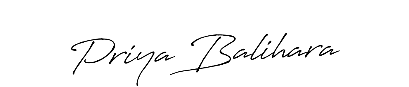 if you are searching for the best signature style for your name Priya Balihara. so please give up your signature search. here we have designed multiple signature styles  using Antro_Vectra_Bolder. Priya Balihara signature style 7 images and pictures png