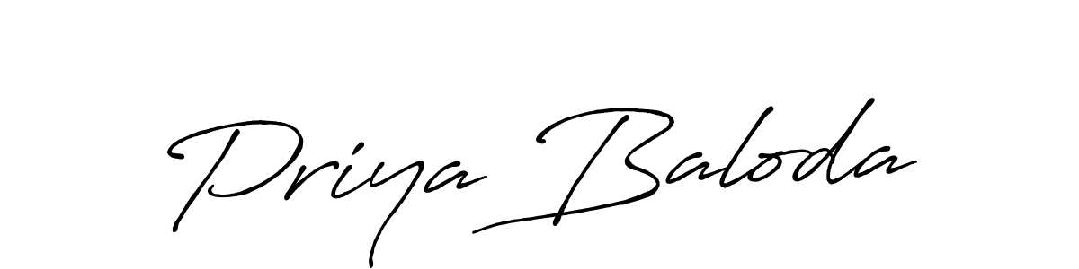 The best way (Antro_Vectra_Bolder) to make a short signature is to pick only two or three words in your name. The name Priya Baloda include a total of six letters. For converting this name. Priya Baloda signature style 7 images and pictures png