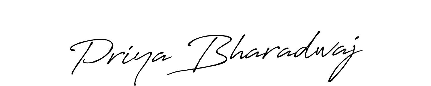 You should practise on your own different ways (Antro_Vectra_Bolder) to write your name (Priya Bharadwaj) in signature. don't let someone else do it for you. Priya Bharadwaj signature style 7 images and pictures png