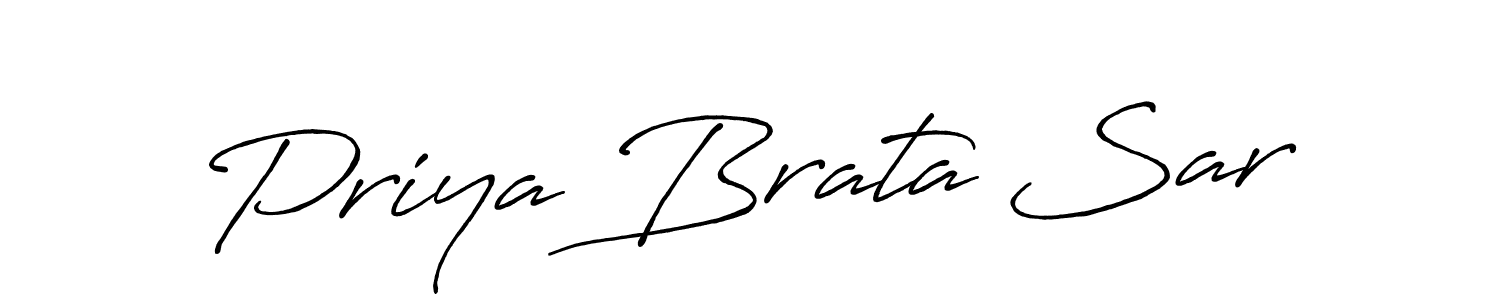 Also You can easily find your signature by using the search form. We will create Priya Brata Sar name handwritten signature images for you free of cost using Antro_Vectra_Bolder sign style. Priya Brata Sar signature style 7 images and pictures png