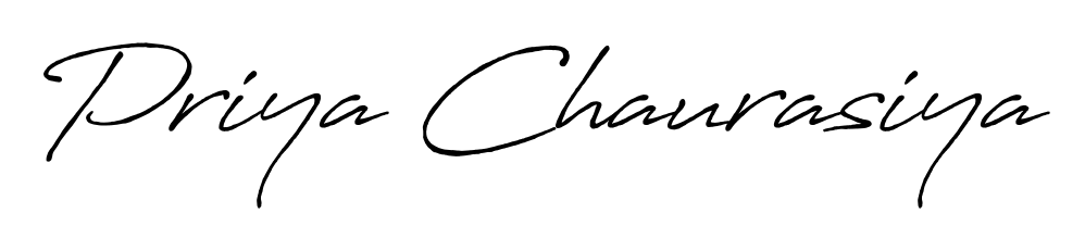 The Antro_Vectra_Bolder handwriting style adds charm and authenticity to name Priya Chaurasiya. A wonderful choice for personal thank-you notes. Priya Chaurasiya signature style 7 images and pictures png