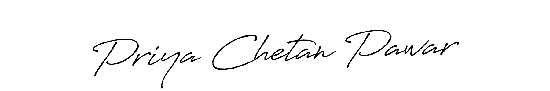 Make a beautiful signature design for name Priya Chetan Pawar. Use this online signature maker to create a handwritten signature for free. Priya Chetan Pawar signature style 7 images and pictures png