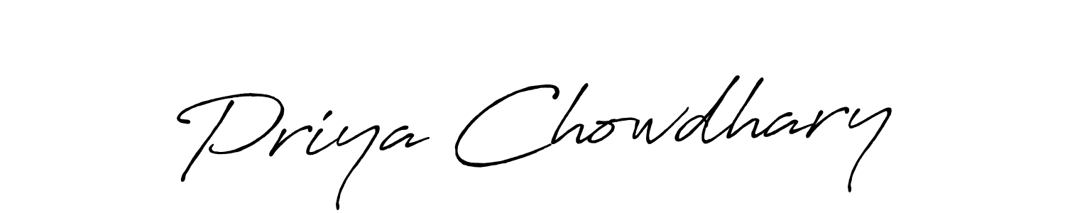 You can use this online signature creator to create a handwritten signature for the name Priya Chowdhary. This is the best online autograph maker. Priya Chowdhary signature style 7 images and pictures png