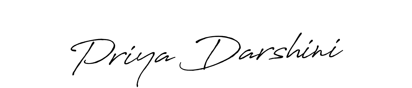 Similarly Antro_Vectra_Bolder is the best handwritten signature design. Signature creator online .You can use it as an online autograph creator for name Priya Darshini. Priya Darshini signature style 7 images and pictures png