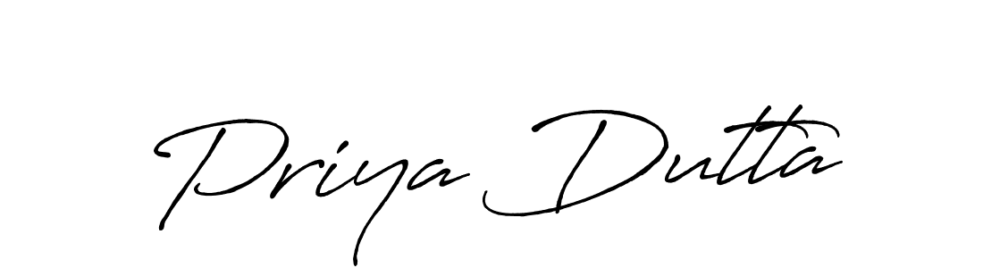 Use a signature maker to create a handwritten signature online. With this signature software, you can design (Antro_Vectra_Bolder) your own signature for name Priya Dutta. Priya Dutta signature style 7 images and pictures png