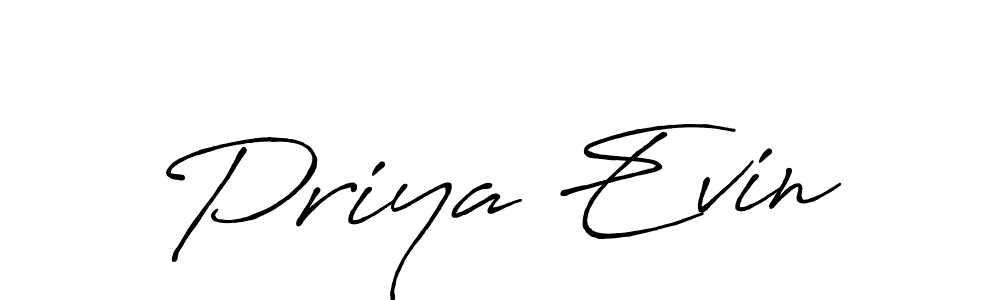 You can use this online signature creator to create a handwritten signature for the name Priya Evin. This is the best online autograph maker. Priya Evin signature style 7 images and pictures png