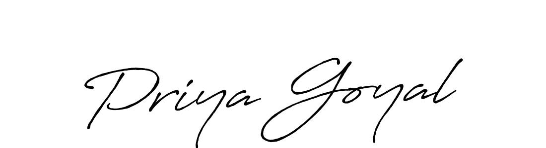 Make a short Priya Goyal signature style. Manage your documents anywhere anytime using Antro_Vectra_Bolder. Create and add eSignatures, submit forms, share and send files easily. Priya Goyal signature style 7 images and pictures png