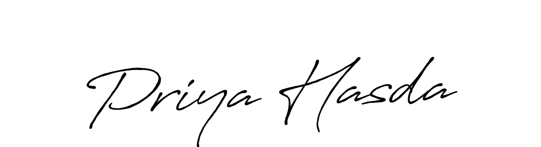 Design your own signature with our free online signature maker. With this signature software, you can create a handwritten (Antro_Vectra_Bolder) signature for name Priya Hasda. Priya Hasda signature style 7 images and pictures png