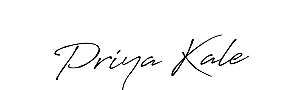 How to make Priya Kale signature? Antro_Vectra_Bolder is a professional autograph style. Create handwritten signature for Priya Kale name. Priya Kale signature style 7 images and pictures png