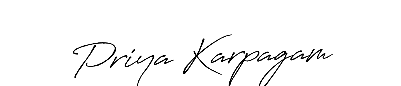 Make a beautiful signature design for name Priya Karpagam. Use this online signature maker to create a handwritten signature for free. Priya Karpagam signature style 7 images and pictures png