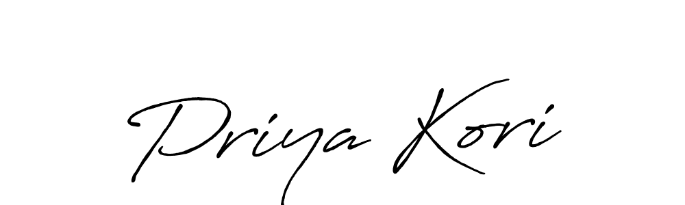 Antro_Vectra_Bolder is a professional signature style that is perfect for those who want to add a touch of class to their signature. It is also a great choice for those who want to make their signature more unique. Get Priya Kori name to fancy signature for free. Priya Kori signature style 7 images and pictures png