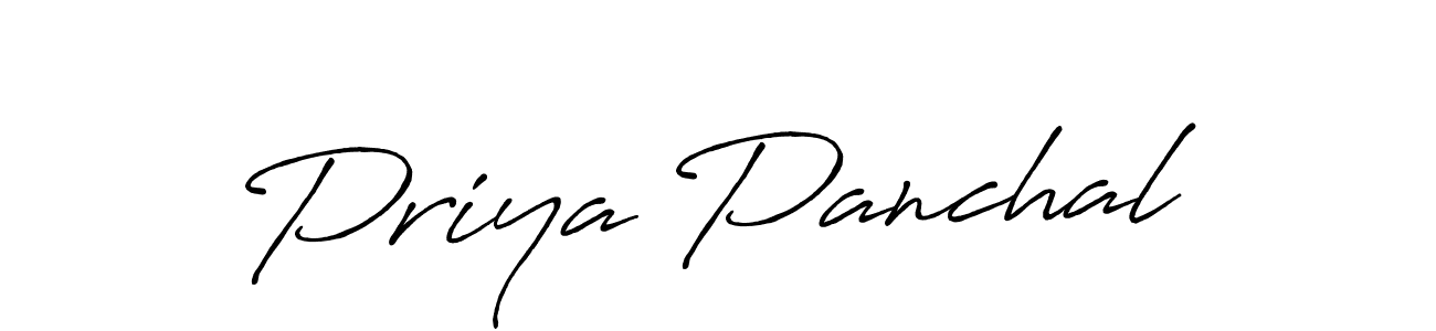 if you are searching for the best signature style for your name Priya Panchal. so please give up your signature search. here we have designed multiple signature styles  using Antro_Vectra_Bolder. Priya Panchal signature style 7 images and pictures png