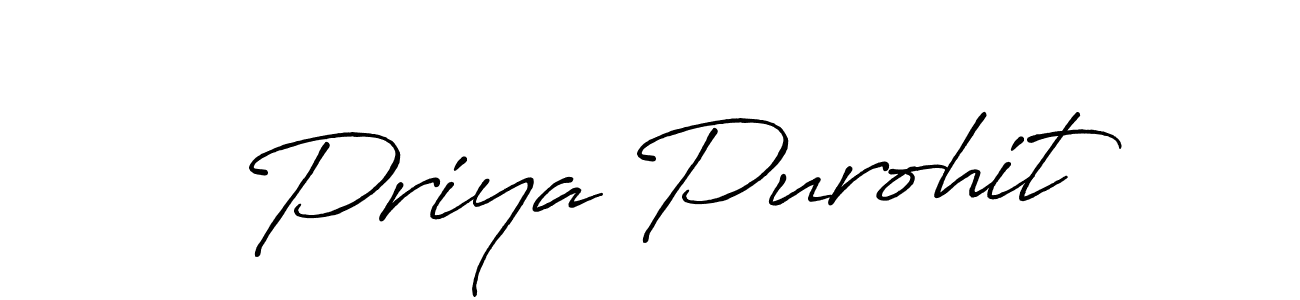 Make a beautiful signature design for name Priya Purohit. Use this online signature maker to create a handwritten signature for free. Priya Purohit signature style 7 images and pictures png