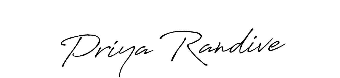Also You can easily find your signature by using the search form. We will create Priya Randive name handwritten signature images for you free of cost using Antro_Vectra_Bolder sign style. Priya Randive signature style 7 images and pictures png
