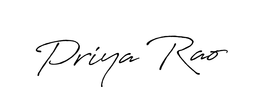 You should practise on your own different ways (Antro_Vectra_Bolder) to write your name (Priya Rao) in signature. don't let someone else do it for you. Priya Rao signature style 7 images and pictures png