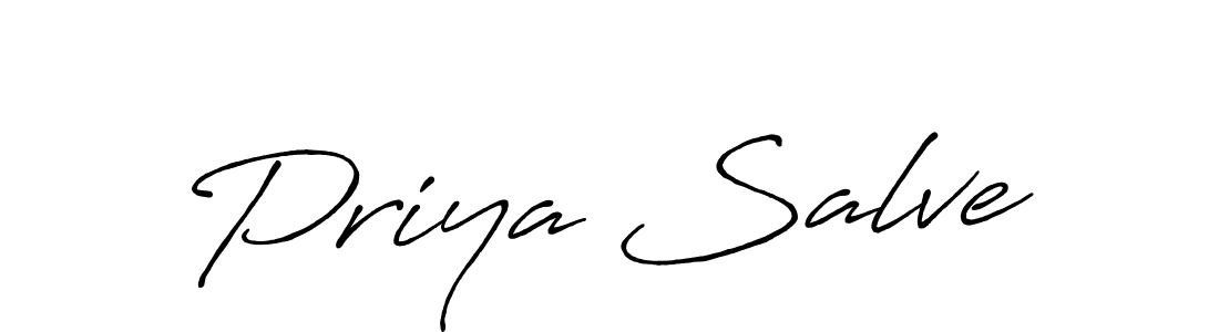 Make a beautiful signature design for name Priya Salve. Use this online signature maker to create a handwritten signature for free. Priya Salve signature style 7 images and pictures png