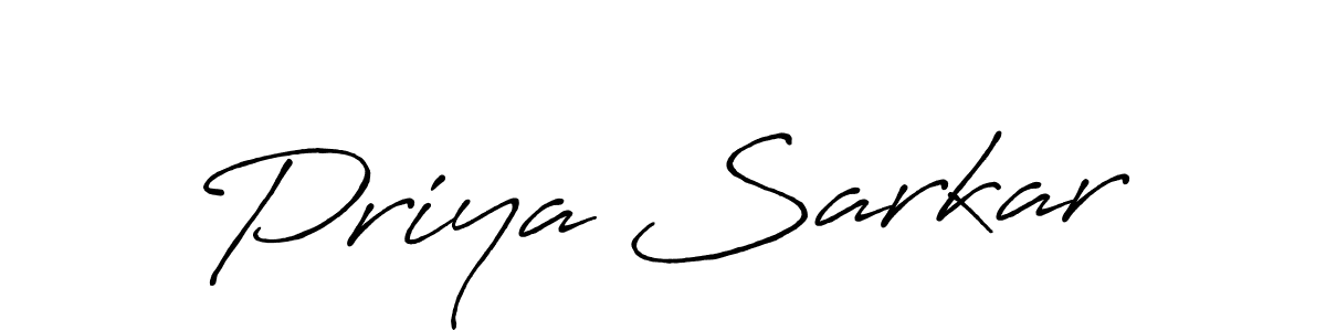 Make a beautiful signature design for name Priya Sarkar. Use this online signature maker to create a handwritten signature for free. Priya Sarkar signature style 7 images and pictures png