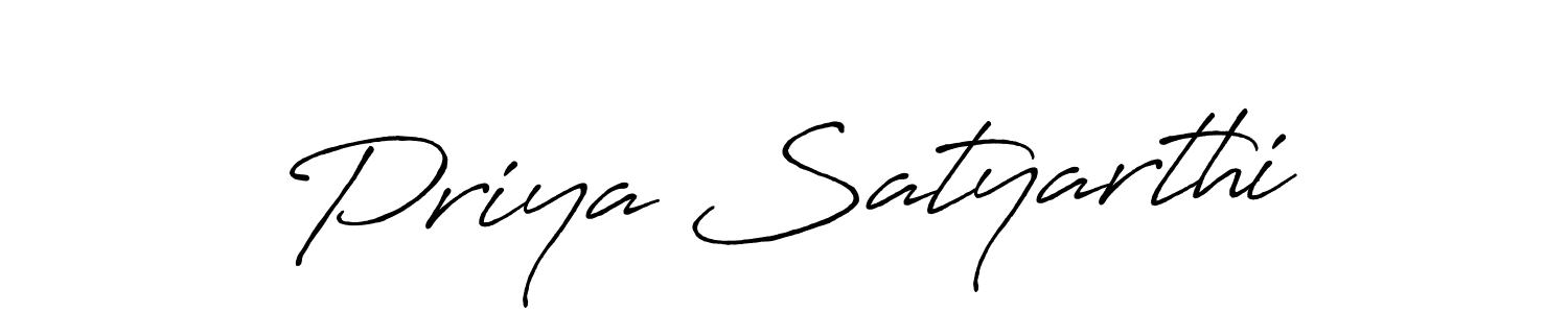 Also You can easily find your signature by using the search form. We will create Priya Satyarthi name handwritten signature images for you free of cost using Antro_Vectra_Bolder sign style. Priya Satyarthi signature style 7 images and pictures png