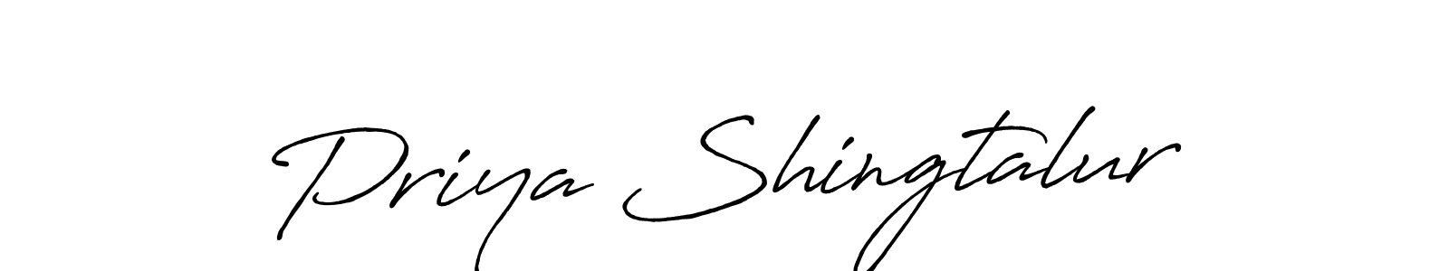 Also You can easily find your signature by using the search form. We will create Priya Shingtalur name handwritten signature images for you free of cost using Antro_Vectra_Bolder sign style. Priya Shingtalur signature style 7 images and pictures png