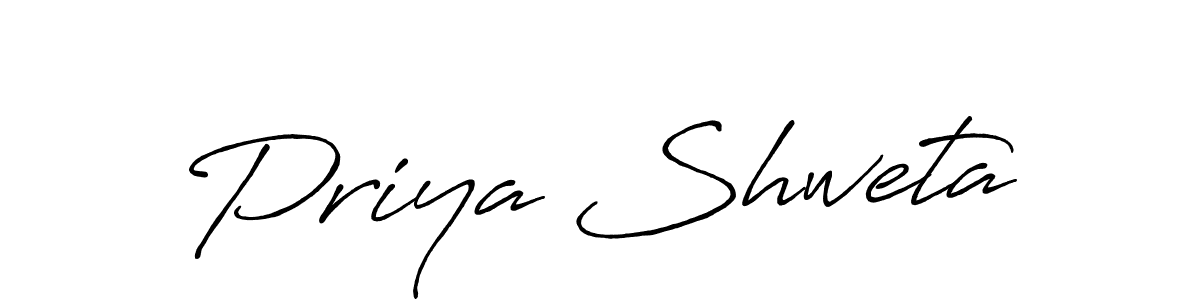 It looks lik you need a new signature style for name Priya Shweta. Design unique handwritten (Antro_Vectra_Bolder) signature with our free signature maker in just a few clicks. Priya Shweta signature style 7 images and pictures png